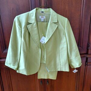 NWT Talbots Silk Shantung suit